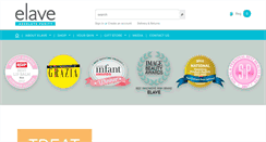 Desktop Screenshot of elaveskincare.com